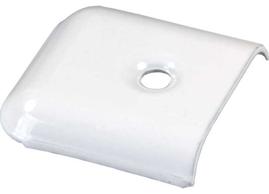 JR Products VINYL END CAPS, METAL, PW