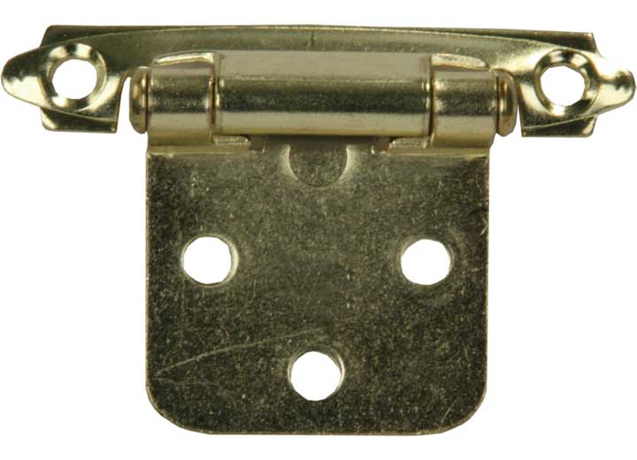 JR Products (DPN) SELF-CLOSING FLUSH MOUNT HINGE, BRASS