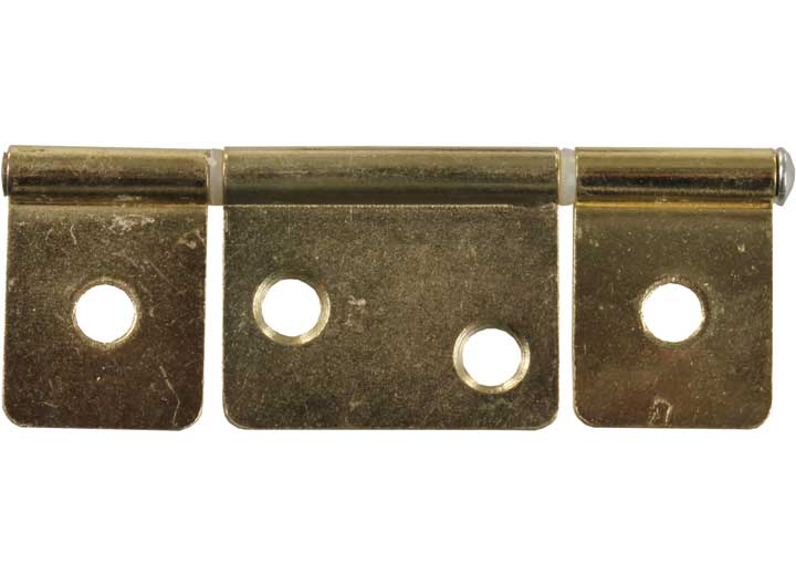 JR Products 3-1/2IN NON-MORTISE HINGE, BRASS