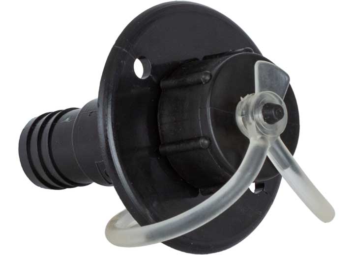 JR Products EXTERIOR EVACUATION DRAIN PORT-BLACK