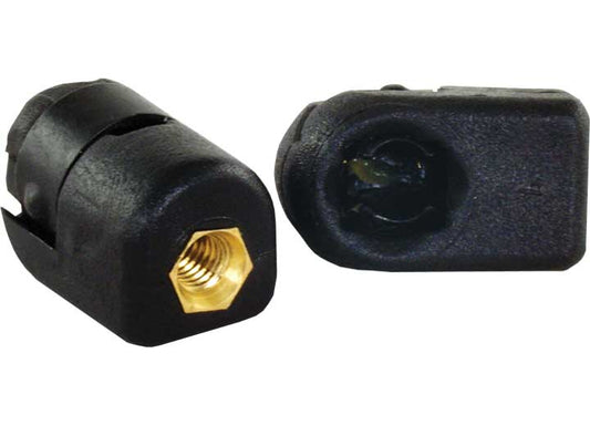 JR Products GAS SPRING END FITTING W/STEEL SPRING