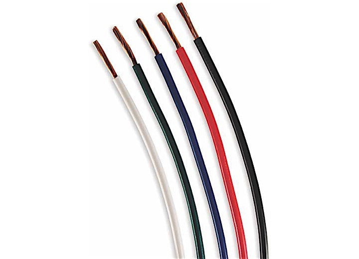 J T & T Products PRIMARY WIRE - RATED 80 DEGREES C 14 AWG, BLUE 15 FT