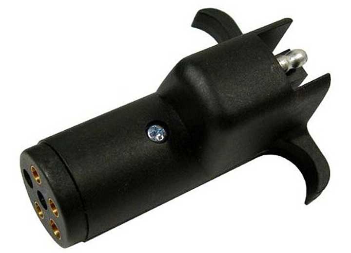 J T & T Products 6-POLE M TO 4-WAY FM TRAILER PLUG ADAPTER 1 PC