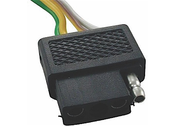 J T & T Products 4-WAY FLAT MOLDED FM TRAILER CONNECTOR 1 PC