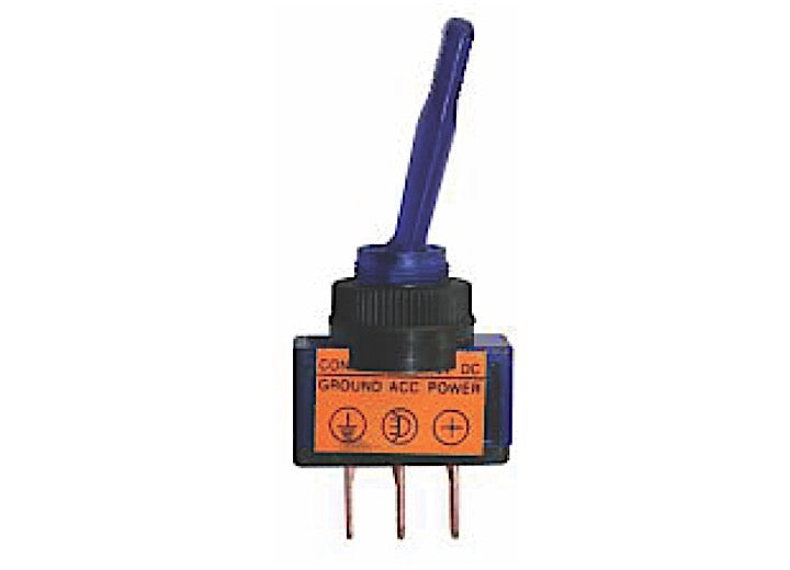 J T & T Products BLUE ILLUMINATED TOGGLE 20A 12V S.P.S.T. 1 PC