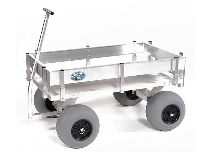 Kahuna Wagons BIG KAHUNA BEACH AND FISHING WAGON-SOLID ALUMINUM DECK