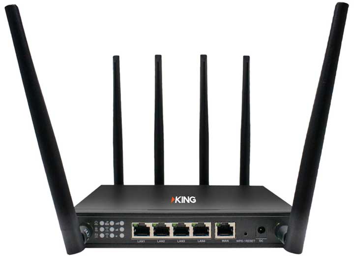 King MULTI-SOURCE 4G/LTE MOBILE ROUTER WITH INTEGRATED WI-FI EXTENDER