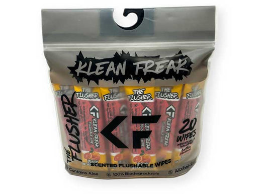 Klean Freak THE FLUSHER - 20 PACK - JUICY GRAPEFRUIT FLUSHABLE WIPES