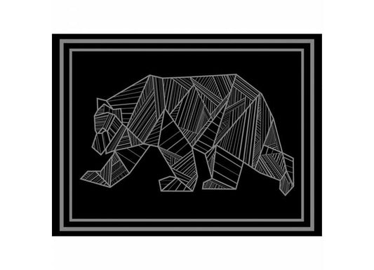 KUMA Outdoor Gear Reversible Outdoor Mat – 12’ x 9’, Bear, Black/Grey