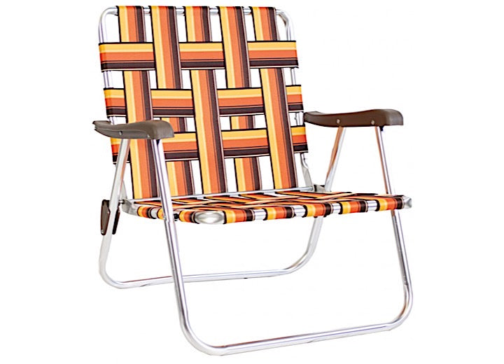 Kuma Outdoor Gear KELSO BACKTRACK LOW CHAIR- ORANGE/BROWN