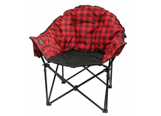 Kuma Outdoor Gear Kuma Lazy Bear Heated Chair – Red/Black Plaid