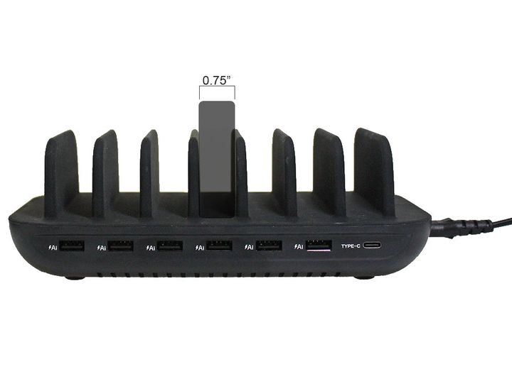 Kenwood (2021 KLEIN ELECTRONICS POCKET-MULTIUSB) 6 UNIT MULTI-CHARGER FOR POCKET RADIOS
