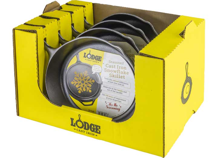 Lodge 12IN CAST IRON SNOWFLAKE SKILLET