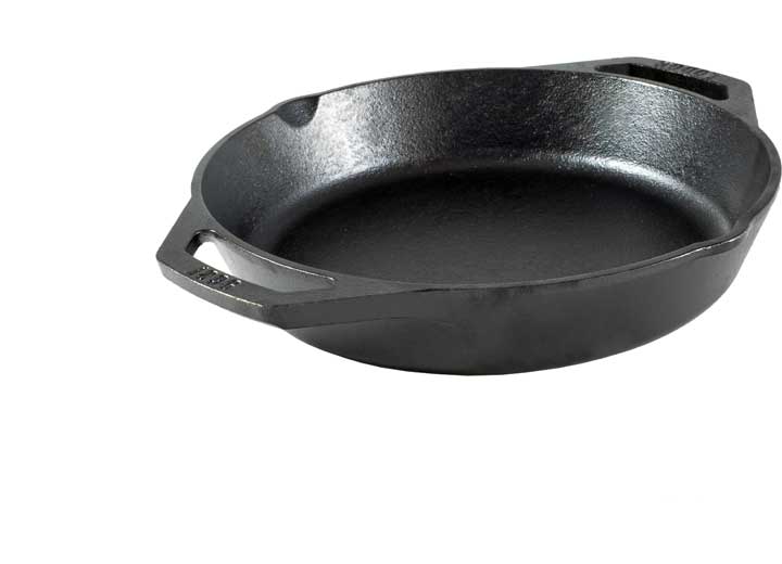 Lodge 10.25 Inch Seasoned Cast Iron Dual Handle Pan