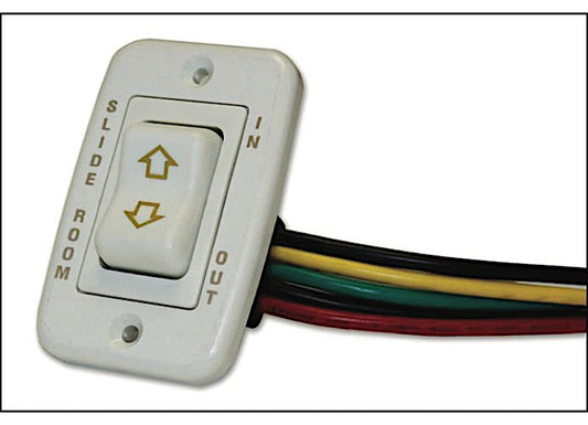 Lippert BLACK SLIDE-OUT SWITCH KIT (SWITCH, BEZEL, & HARNESS)