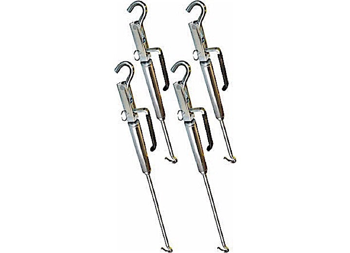 Lippert Components HappiJac Qwik-Load Stainless Steel Turnbuckle Set