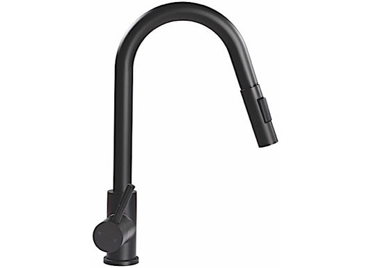 Lippert BULLET PULL-DOWN FAUCET - BLACK MATTE (RETAIL BOX)