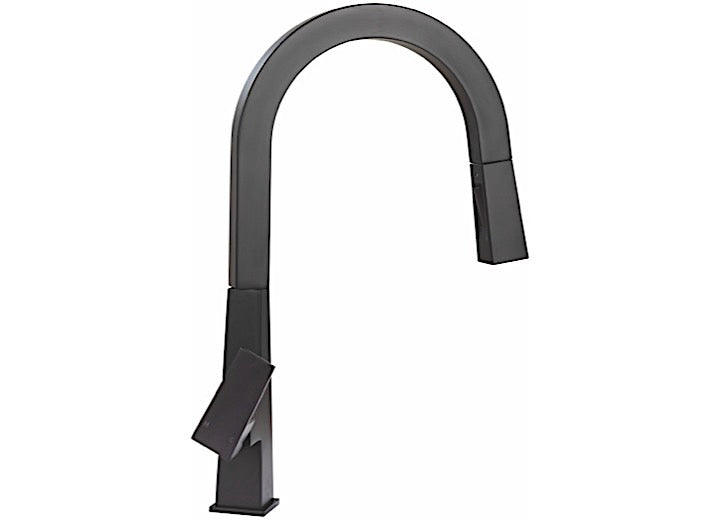 Lippert PULL-DOWN FAUCET - BLACK MATTE (RETAIL BOX)