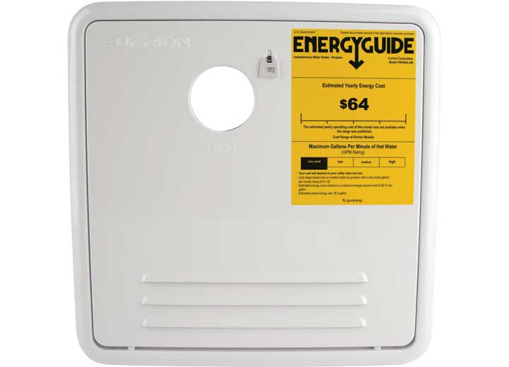 Lippert Furrion Retrofit Door for Furrion Tankess RV Water Heating System – 16.1” x 16.1”, White