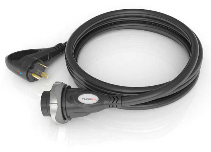 Lippert FURRION 50A X 45FT DETACHABLE POWER CORD WITH POWERSMART - BLACK