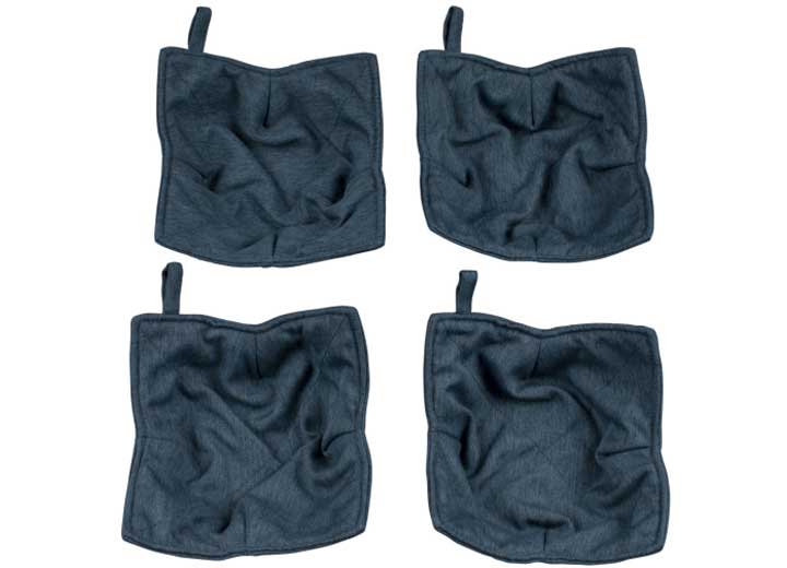 LIPPERT FABRIC BOWL PROTECTOR-4 PC-NAVY BLUE