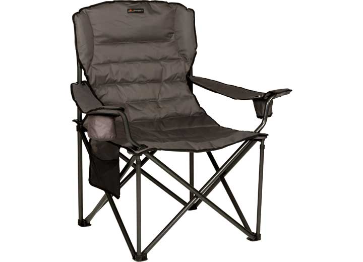 Lippert CAMPFIRE MEGA PADDED QUAD CHAIR, DARK GREY