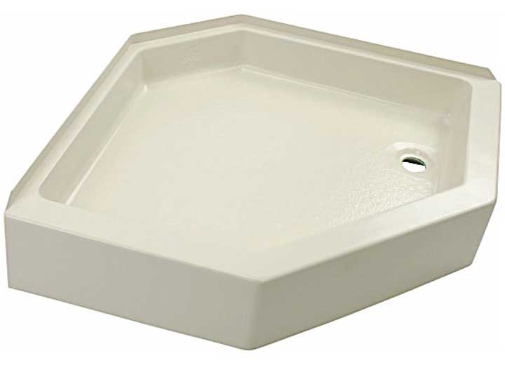 Lippert 24IN X 36IN SHOWER PAN; LEFT DRAIN - PARCHMENT