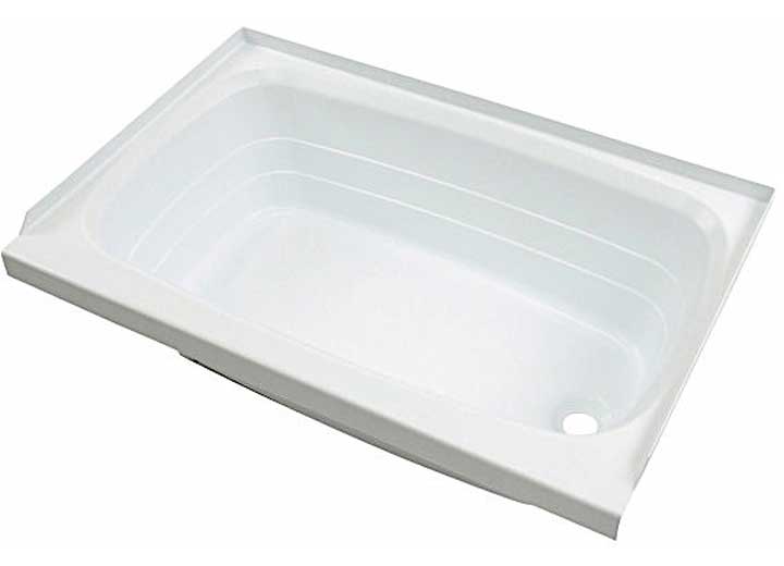Lippert 24IN X 36IN BATHTUB; RIGHT DRAIN - WHITE