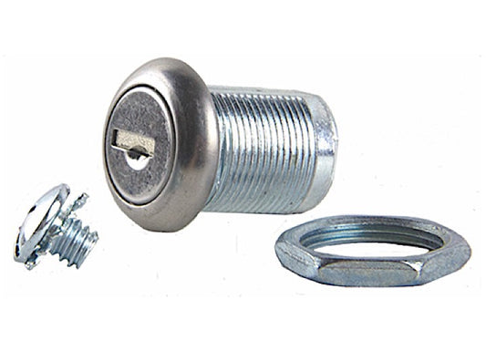 Lippert 1-3/8IN BAGGAGE DOOR KEY LOCK, CHROME (THUMB LATCH)