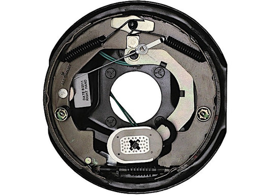 Lippert 10IN X 2.25IN RH FORWARD SELF-ADJUSTING BRAKES, 4-BOLT: 3500# AXLE