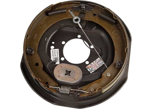 Lippert Forward Self-Adjusting Brake Assembly - 12"x2", Driver Side, 5-Bolt, 4000-7000 lb. Axle