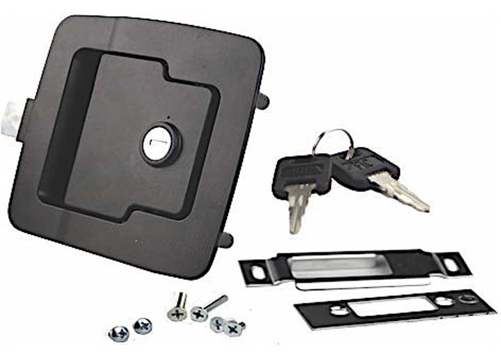 Lippert STANDARD BAGGAGE DOOR LATCH KIT, BLACK