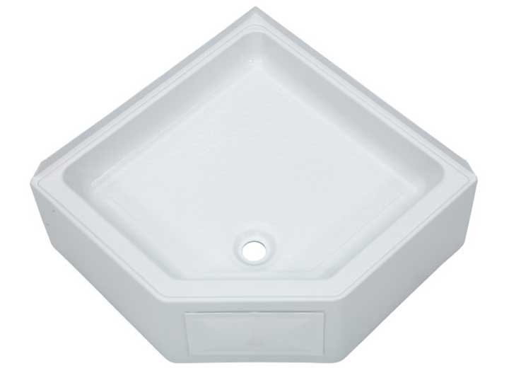 Lippert 27IN X 27IN CORNER SHOWER PAN CD WHT