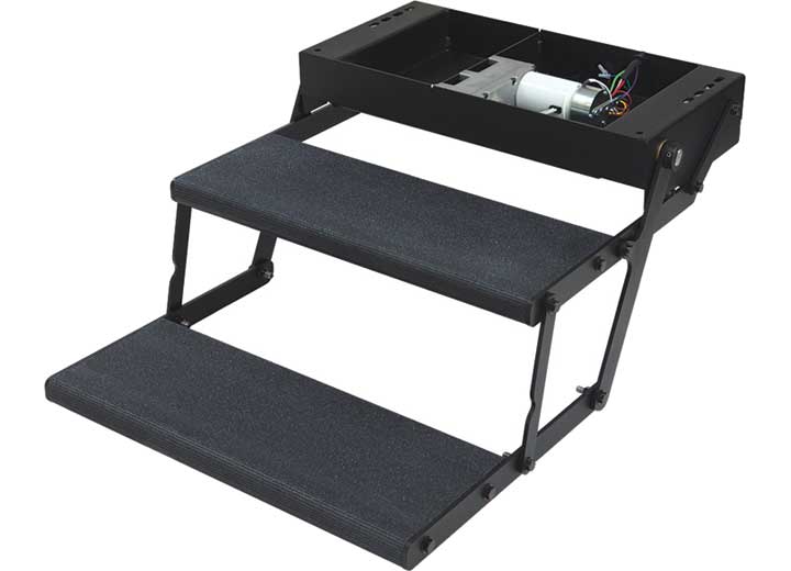 Lippert 24IN DOUBLE TREAD-LITE ALUMINUM STEP - POWER