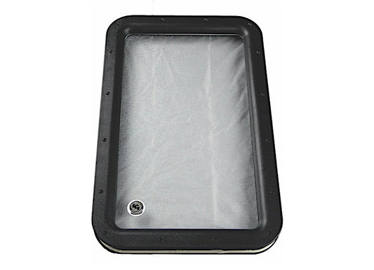 Lippert 12IN X 21IN INNER AND OUTER WINDOW FRAME W/SEAL, BLACK