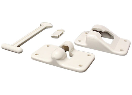 Lippert T-Style Door Holder Kit - 4", Polar White