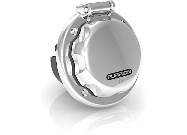 Lippert TV-SAT MARINE SHORE DATA STAINLESS STEEL INLET (FTVINS-SS)