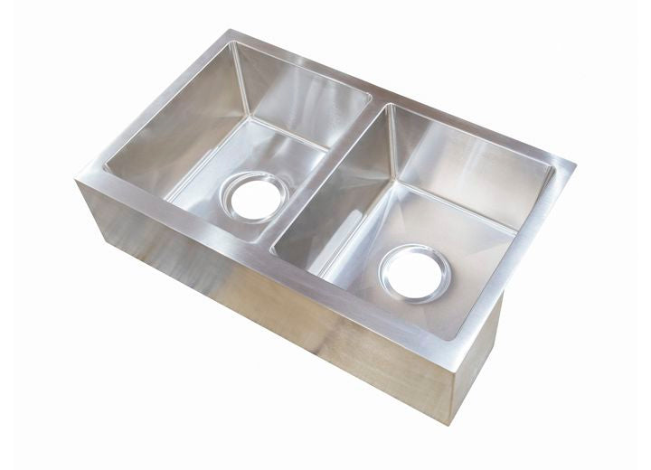 Lippert 27X16X7 DOUBLE BOWL STAINLESS STEEL SINK