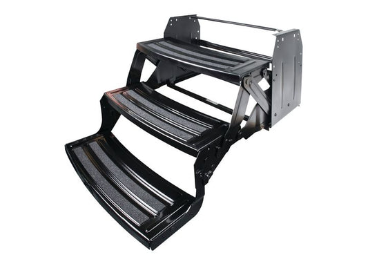 Lippert Radius Manual RV Step - 24" Triple Step with 7" Drop/Rise