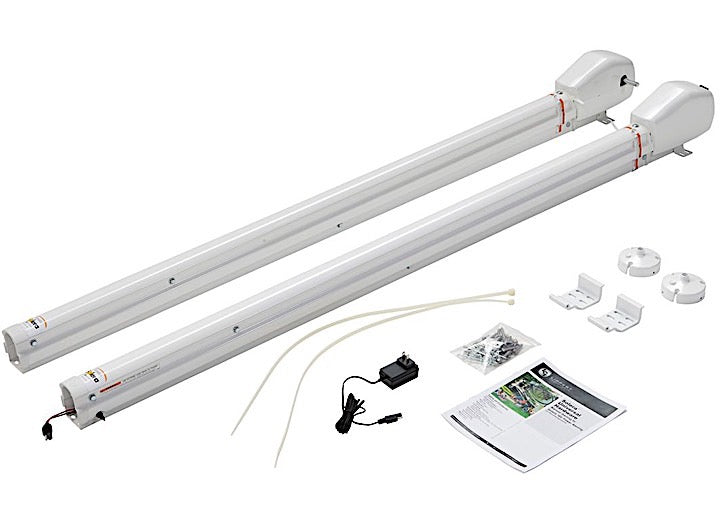 Lippert UNIVERSAL AWNING HARDWARE - SOLERA POWER 18V 69 INCH - INFINITE - AM KIT - WHITE