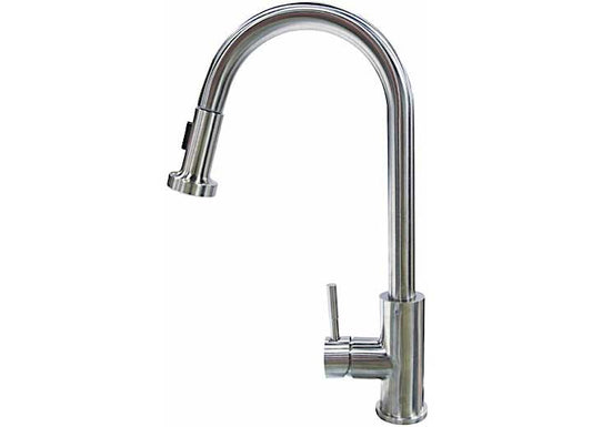 Lippert STAINLESS STEEL PULL DOWN SPRAYER FAUCET; SINGLE HOLE