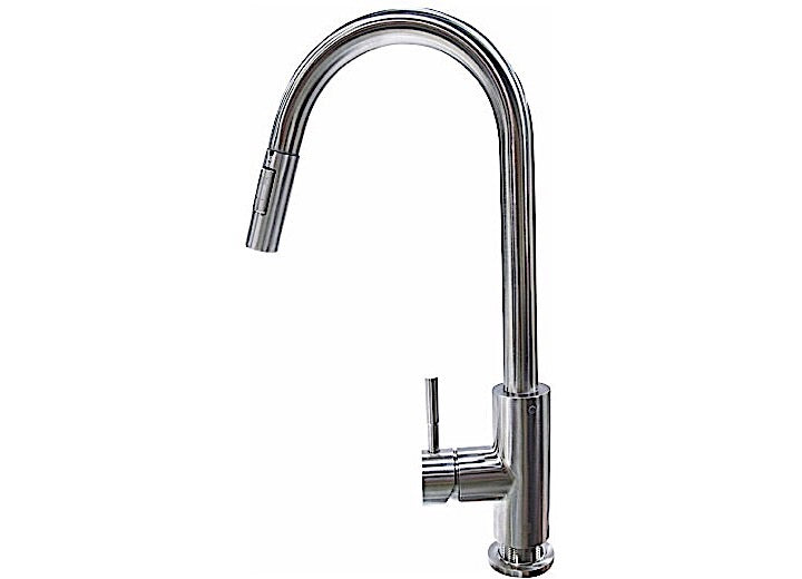 Lippert STAINLESS STEEL BULLET PULLDOWN FAUCET (RETAIL BOX)