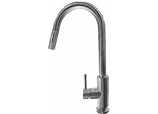 Lippert STAINLESS STEEL BULLET PULLDOWN FAUCET (RETAIL BOX)