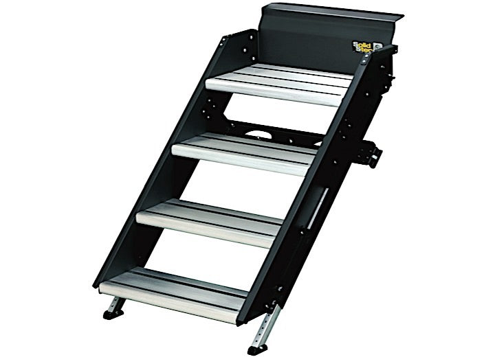 Lippert Solid Step Premium RV Entry Step – 26 in. Quad Step