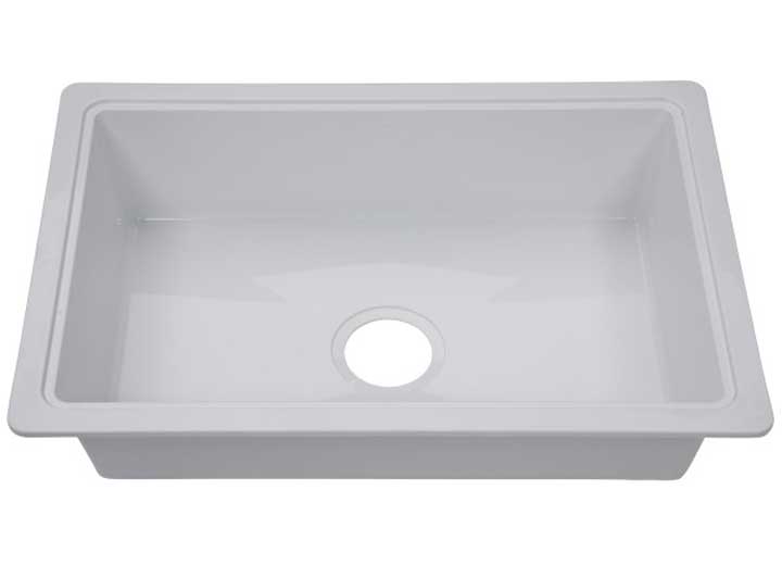 Lippert 25IN X 17IN SINGLE BOWL SINK - WHITE