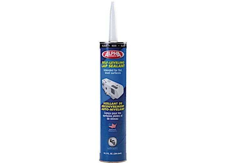 Lippert Alpha Systems 1021 Low VOC Self-Leveling Lap Sealant – 10.3 oz. Tube, Black