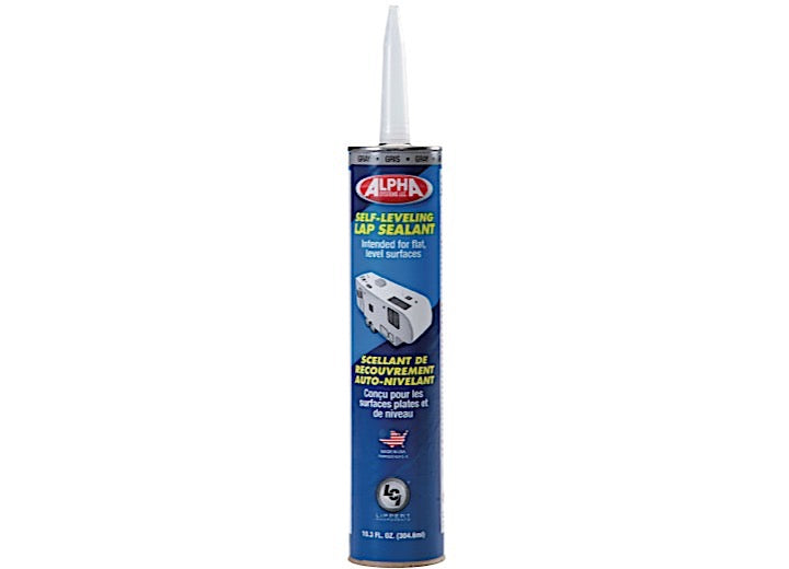 Lippert Alpha Systems 1021 Low VOC Self-Leveling Lap Sealant – 10.3 oz. Tube, Grey