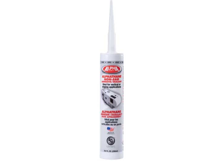 Lippert Alpha Systems 5160 Alphathane Non-Sag Sealant – 9.8 oz. Tube, Grey