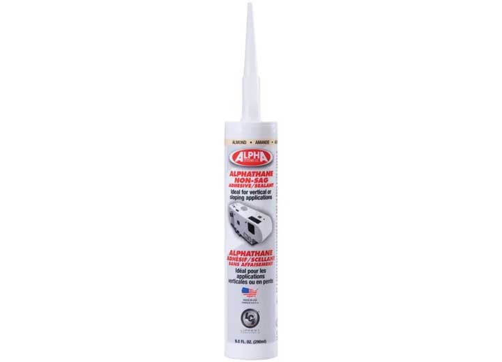 Lippert Alpha Systems 5160 Alphathane Non-Sag Sealant – 9.8 oz. Tube, Almond