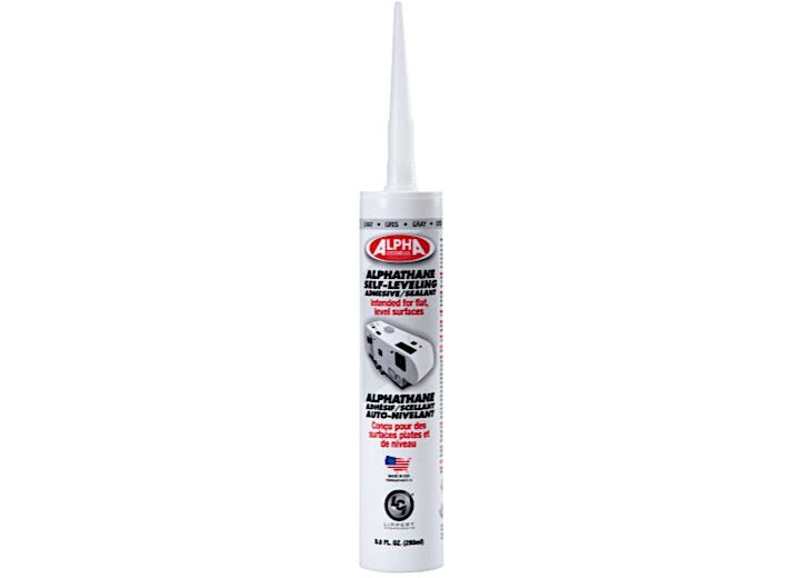 Lippert Alpha Systems 5121 Alphathane Self-Leveling Sealant – 9.8 oz. Tube, Grey